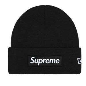 Supreme Beanie New Ear Black Brand New Authentic